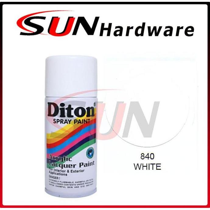 Wrnawrni- Pilox Diton 300 Cc White 840 Pilox Pylox Cat Semprot Solid Putih Gloss