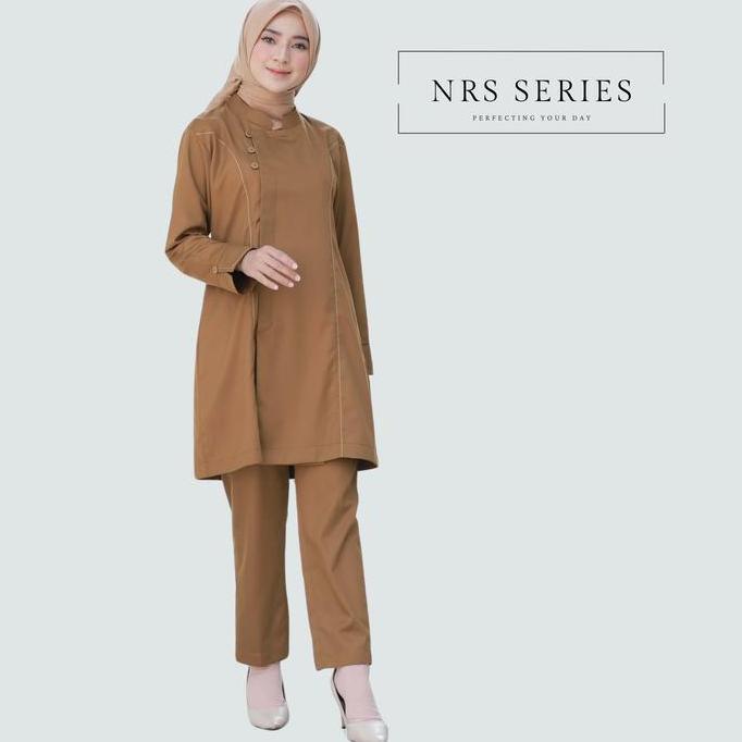 DISKON NRS SERIES - BAJU PDH WANITA SERAGAM DINAS PEMDA PNS TUNIK KEKINIAN