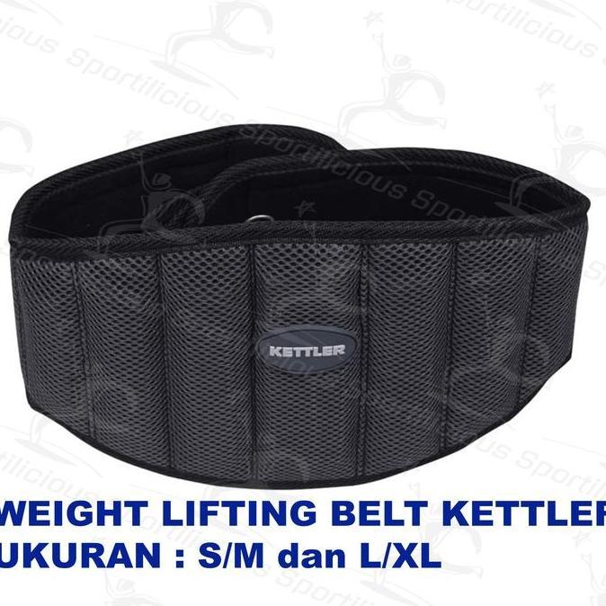 Gyni- Kettler Weight Lifting Belt Sabuk Angkat Besi Ban Angkat Besi Beban