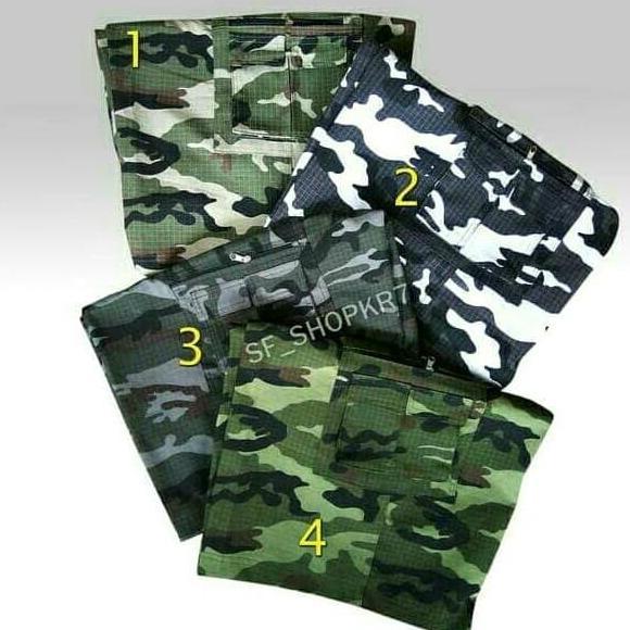 1 Lusin Celana Pendek Army Cargo / pria / Cargo / ripstop /XL