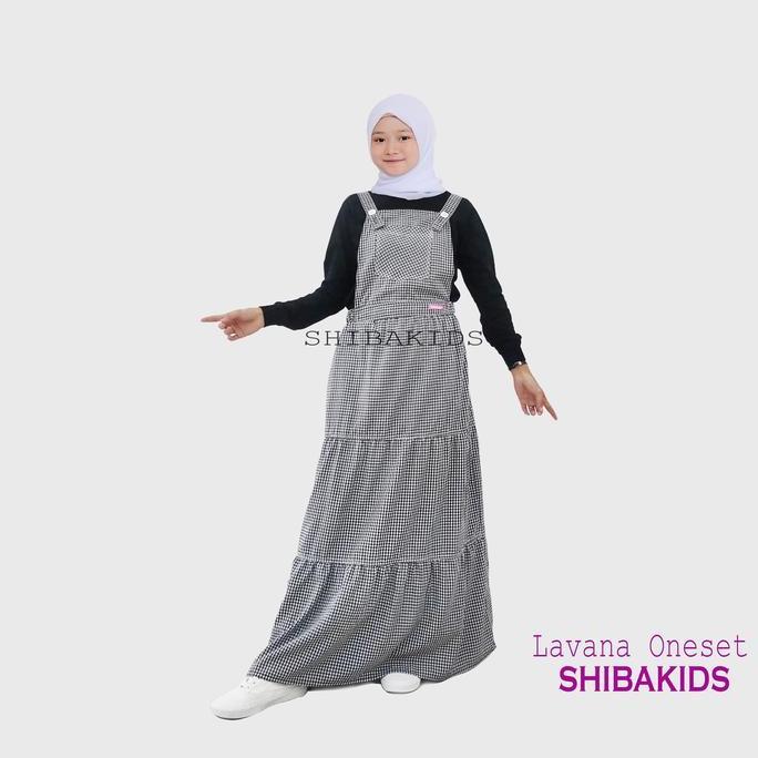 BEST SELLER SHIBAKIDS LAVANA GAMIS ANAK /  DRESS  KATUN OVER ALL  SETELAN  BAJU KODOK  / BAJU KODOK 