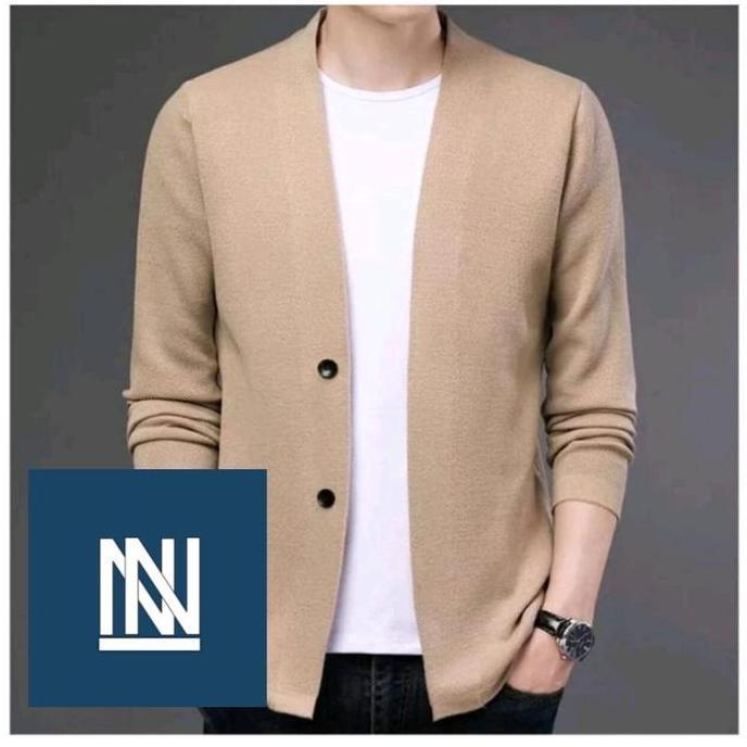 Sweater Blazer Variasi/Sweater Rajut Pria/Blazer Pria Santai Santai Polyester White