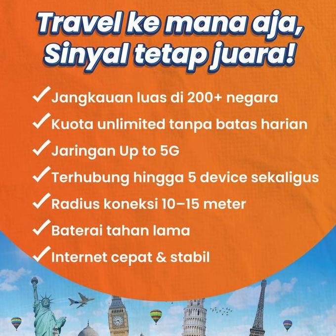 Necting- Modem Wifi Travel Jepang Unlimited - Japan