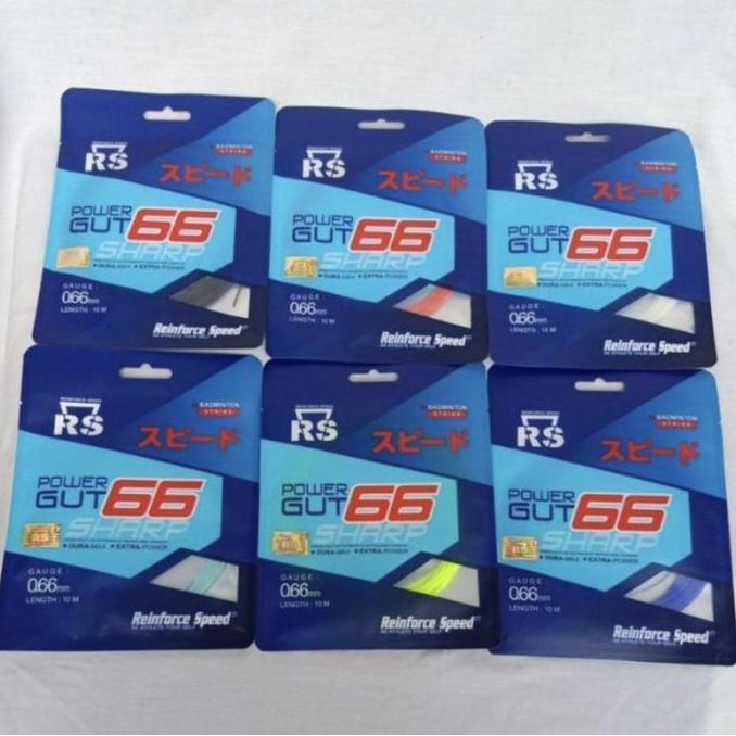 Kokking- Senar Raket Badminton New Rs Power Gut Sharp 66 Original
