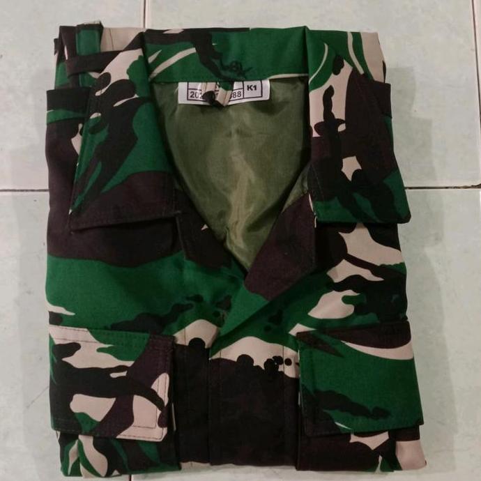 Baju dan Celana Tactical Velbet Pria Dewasa Slimfit Hitam K123