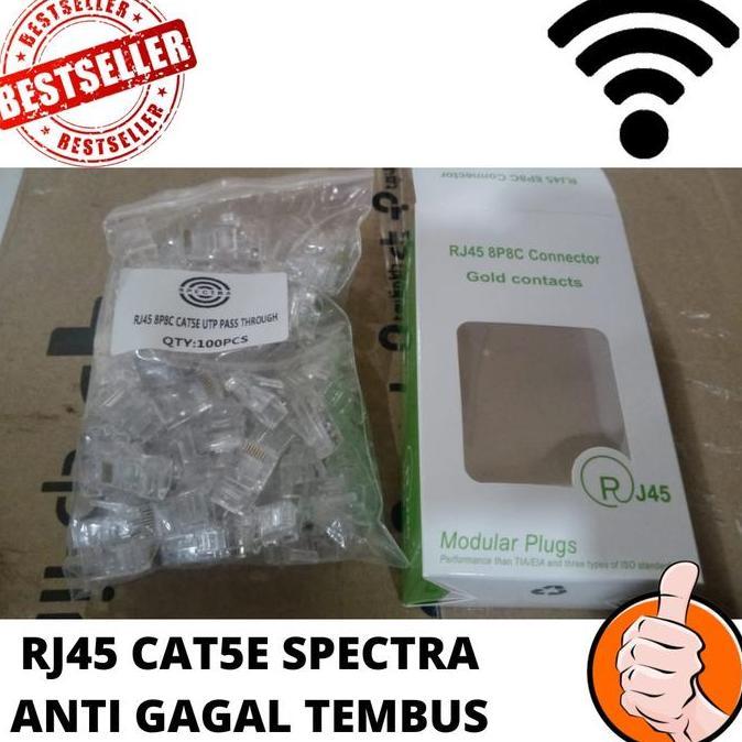 RJ45 CAT5E ANTI GAGAL SPECTRA