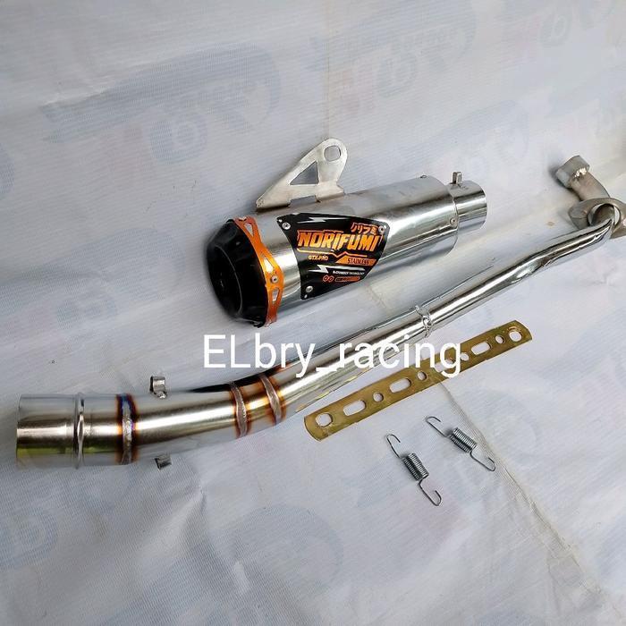 Knalpot Racing Norifumi Supra Karisma Vega Jupiter Legenda Prima Shogun Smash Revo Absolute Original