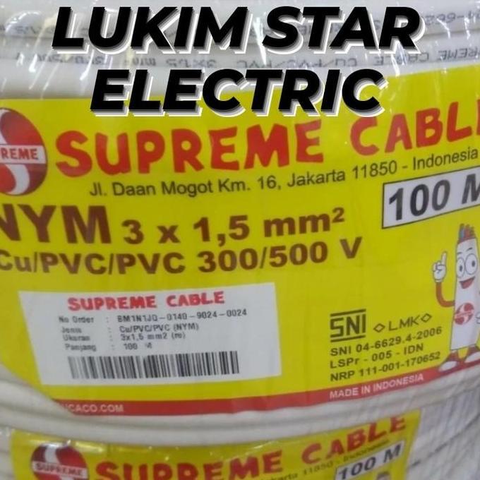 Kabel Nym 3X1,5mm 100meter Supreme/Nym 3x1,5mm 100M 100Meter Supreme