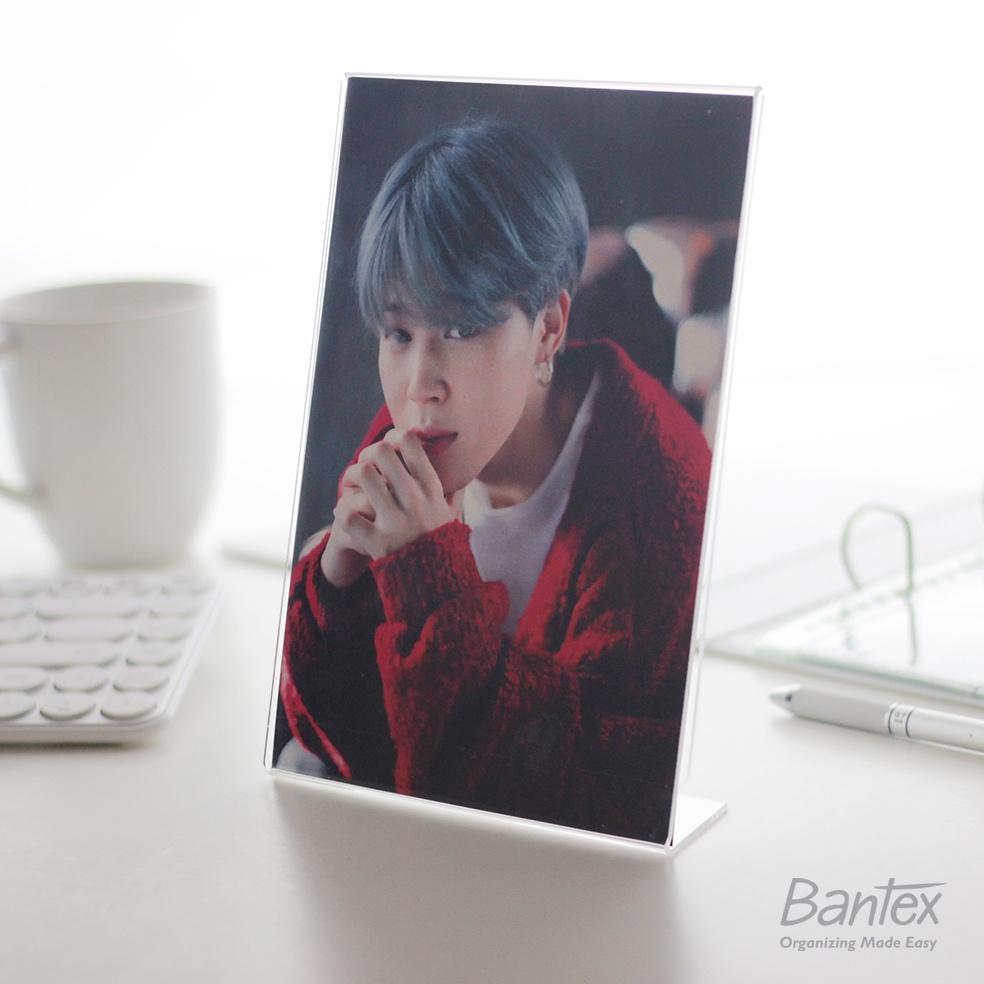Bantex A4 Acrylic Slanted Display 8852 08 Poster Sign Holder / Photocard PC Holder / Tent Holder / T