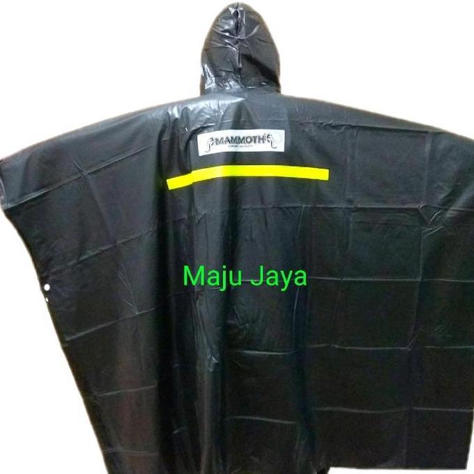 Grosir jas hujan black mammoth ponco