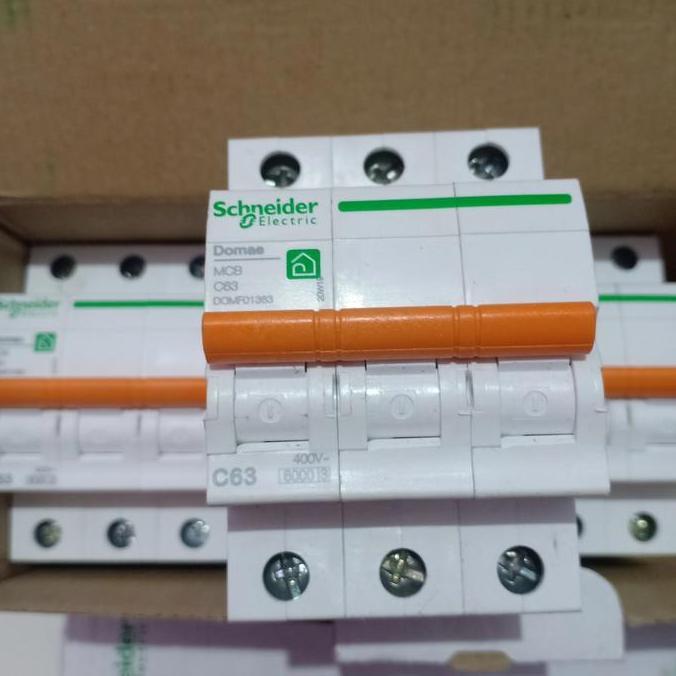 Terjangkau Mcb Domae Schneider 3 Pole 3 Phase 50A