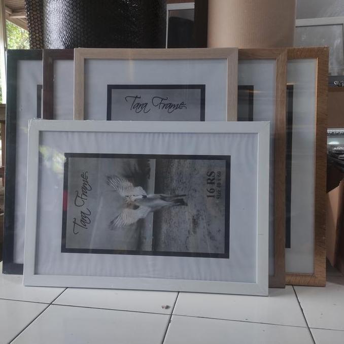 bingkai foto/pigura foto/frame foto minimalis 40x60