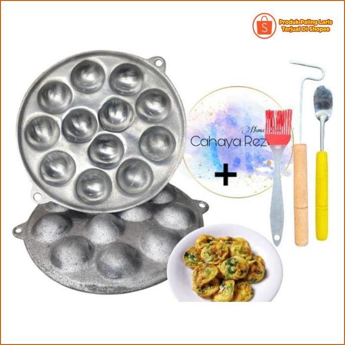 Cetakan Telur Congkel Takoyaki Cetakan Lubang 12 / Wajan Cetakan Cilor Maklor / Baklor Free Congkel 