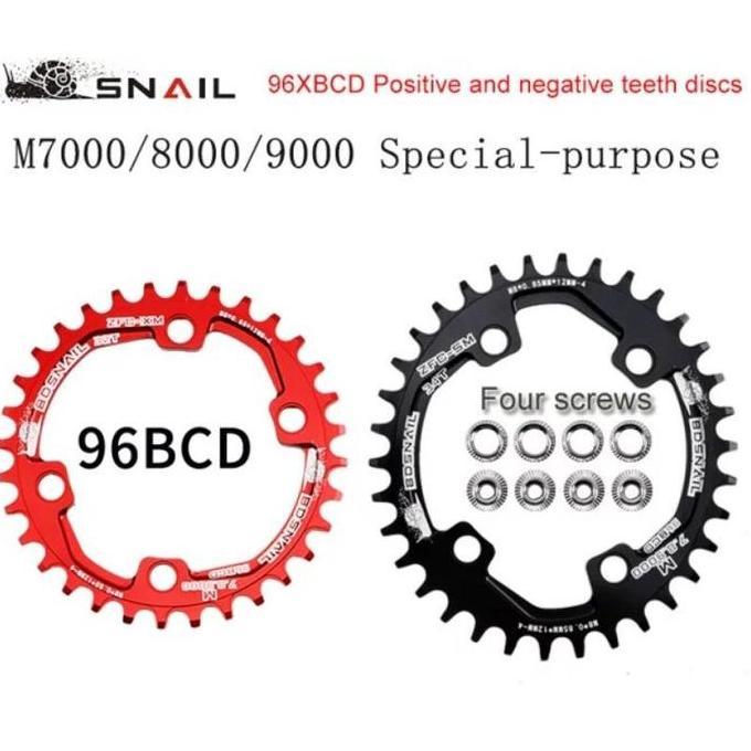 New Arrival, Snail Chainring Asimetris Premium Narrow Wide 32T 34T 36T 38T Bcd 96 Asimetris, Upgrade