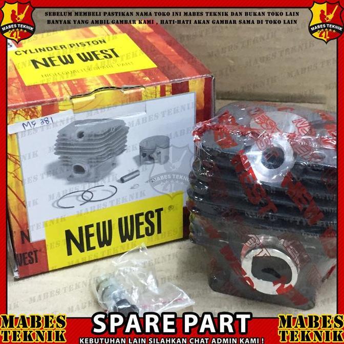 Blok Assy Cylinder Ms 381 Newwest / Blok Komplit Chainsaw Senso Ms 381 Hemat