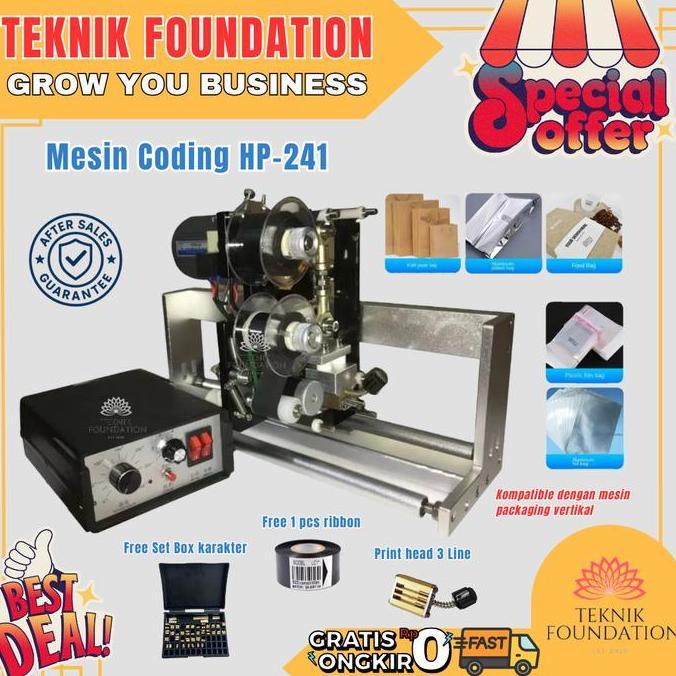 Terlaris Mesin Coding Expired Date Hp 241 | Mesin Cetak Expired Date Alat