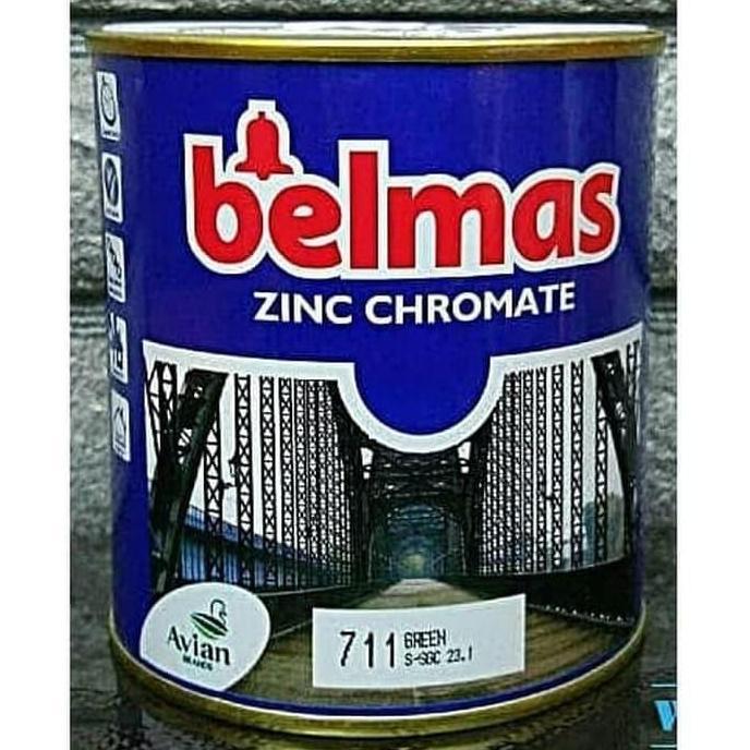 Wrnawrni- Cat Dasar Pelapis Besi Belmas Green, Grey, Hitam Kaleng 1Kg, Galon 5Kg