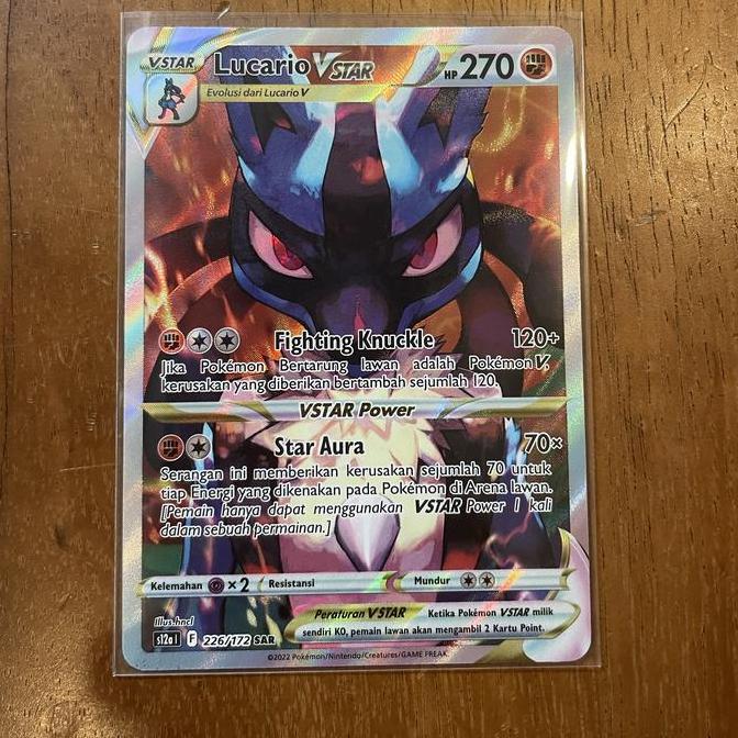 Ready Pokemon tcg s12a 226/172 lucario vstar sar