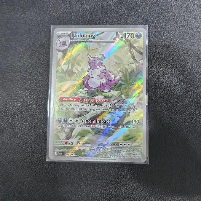 Ready pokemon tcg sv2a 174/165 nidoking ar