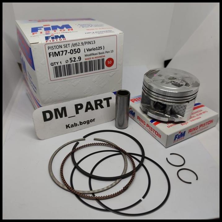 TERMURAH PISTON KIT PISTONKIT SEHER FIM VARIO TECHNO OLD NEW LED KZR KWN 125 IZUMI FIM77 CLICK PCX 1