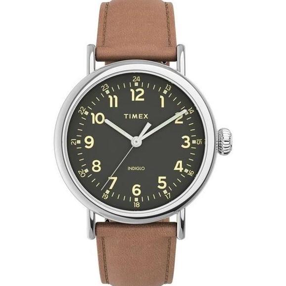 TIMEX TW2V27700 WATERBURY Jam Tangan Pria Brown Leather