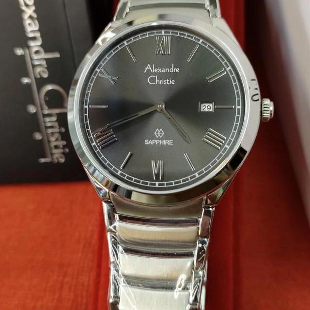 Jam Pria Orinal Alexandre Christie Ac 8561 MD Stainless