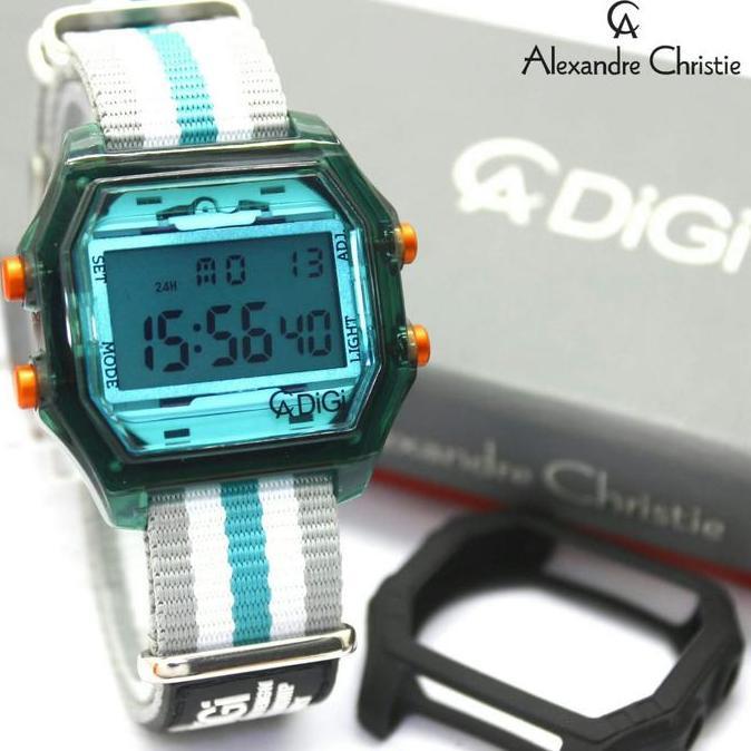 Alexandre Christie AC9224 - Jam Tangan Kasual Pria - Tali Kanvas