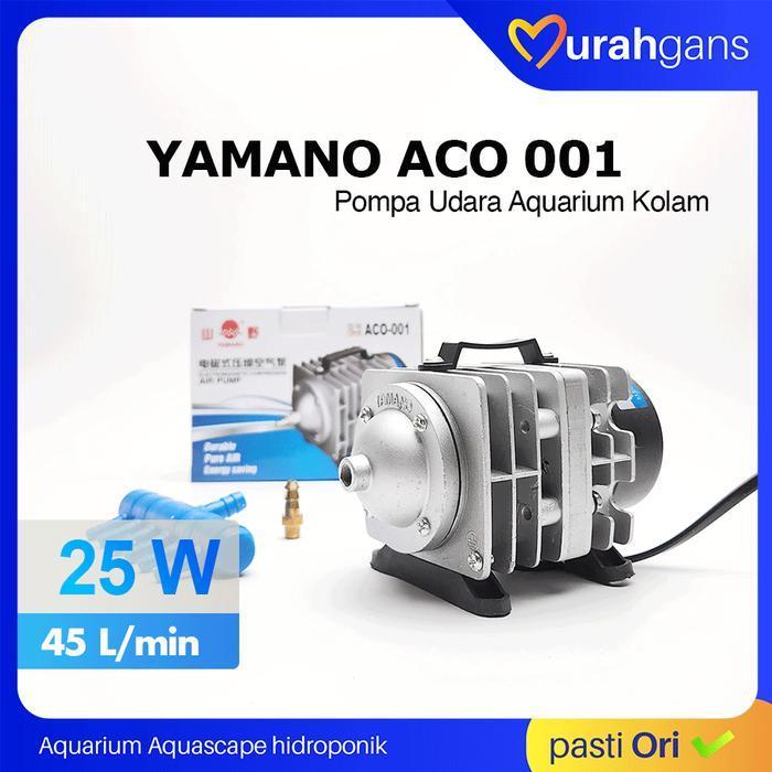 Pompa Udara Yamano Aco 001 Aerator Udara Aquarium Kolam Koi Original Dan Terpercaya