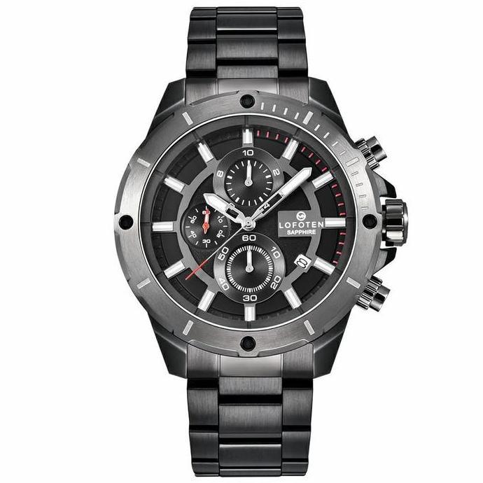 Jam tangan pria lofoten 6509 orinal garansi 1 tahun water resistant