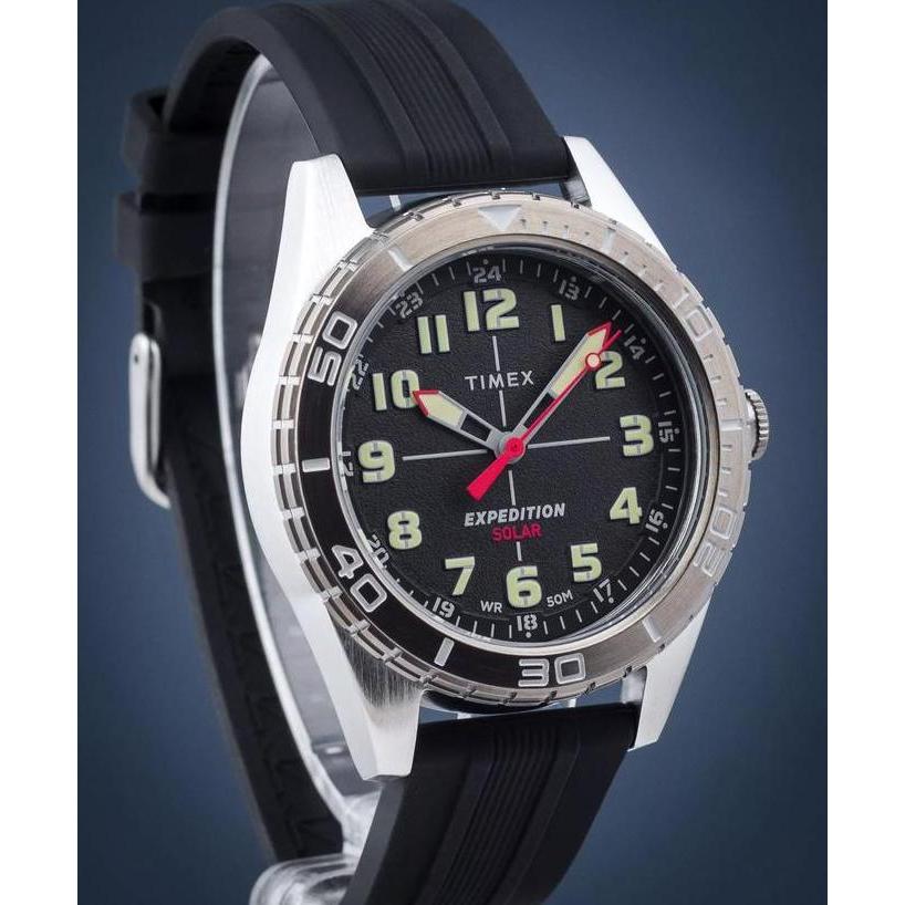 TIMEX TW4B300 Expedition Field Solar Jam Tangan Pria Rubber