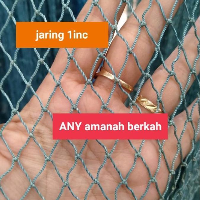 ANY amnah berkah Jaring Pagar Ayam Bebek Mentok 1 Jari 3 Meter Lebar Nylon Berkualitas Tinggi dengan