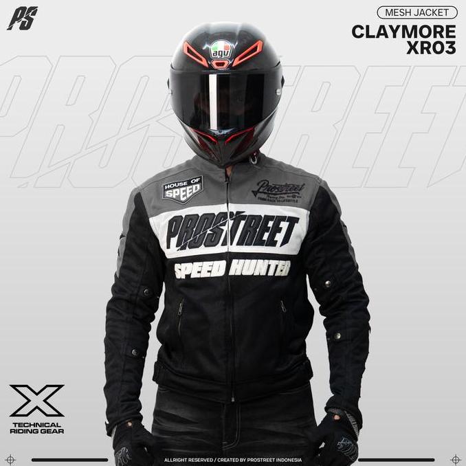 Jaket Motor Mesh Prostreet Claymore XR03