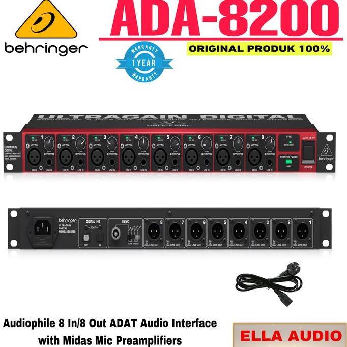 Behringer ADA8200 Preamp Audio Interface
