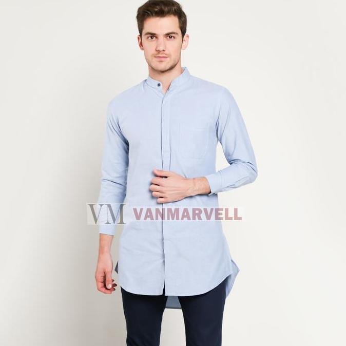 Vm Baju Koko Muslim Biru Muda - Koko Pakistan