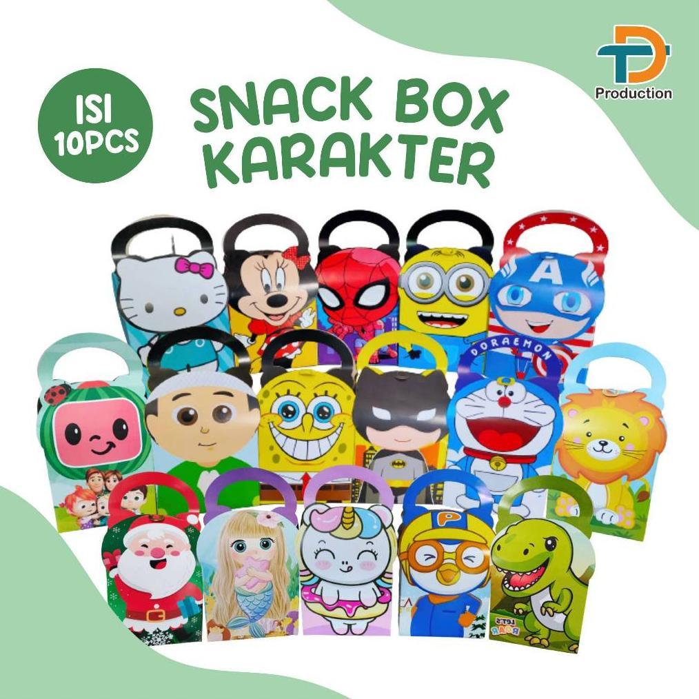 Promomax (Isi 10Pcs) Tas Ulang Tahun Anak Anak/ Tas Ultah / Tas Ulangtahun/ Tas Karakter Lucu/ Tas S