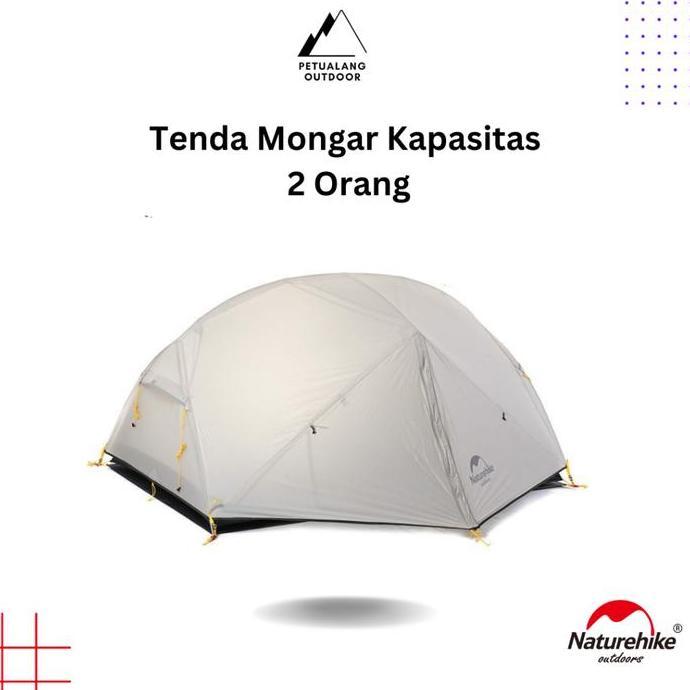 Naturehike Tenda Hiking Mongar Nh17T007-M/ Nh19M002-J Tenda Ultralight 2 Orang