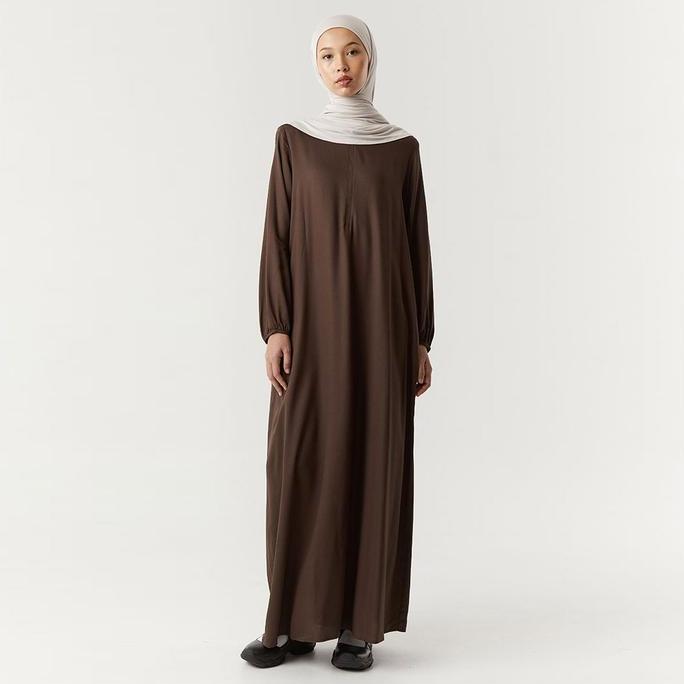 Grosir Sada Rayon By Aska Label - Daily Gamis Dress A-Line Wanita Bahan Rayon Twill Premium