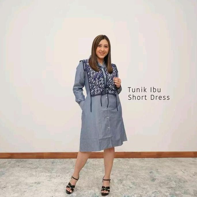 Tunik wanita Batik DIERA Navy