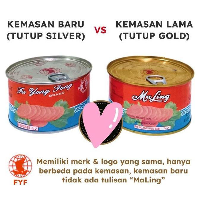Ma Ling TTS / FYF / Luncheon Pork Meat 397gram / Daging Ham Babi Maling