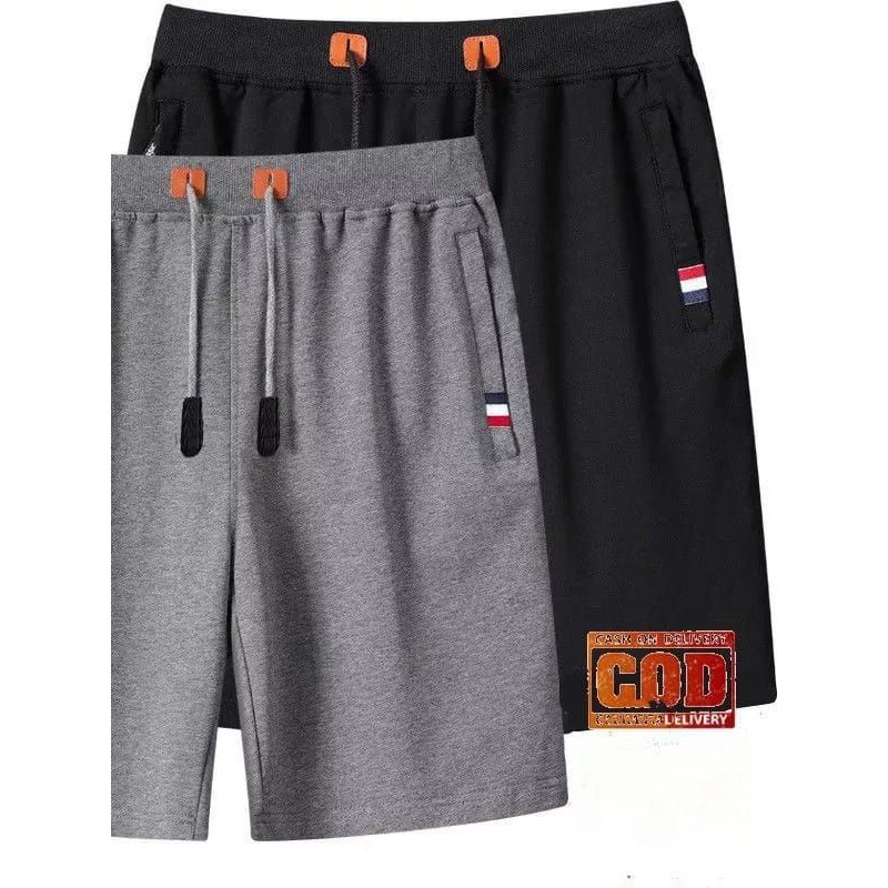 Celana Pendek Pria Swetpants Santai Running Bebytery SAKU RESLETING JUMBO