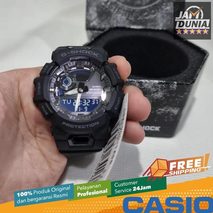 JAM TANGAN PRIA CASIO G-SHOCK ORINAL G-SQUAD DITAL HITAM RESIN GBA-900-1A CASIO G SHOCK GBA 900 1A C