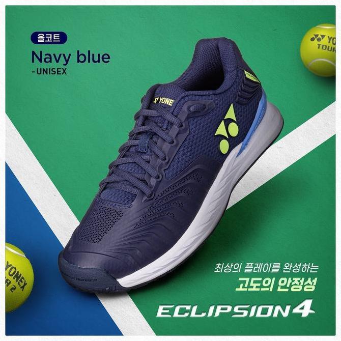 Sepatu Tenis Tennis Yonex Power Cushion Eclipsion 4 2022 Navy Blue ORI