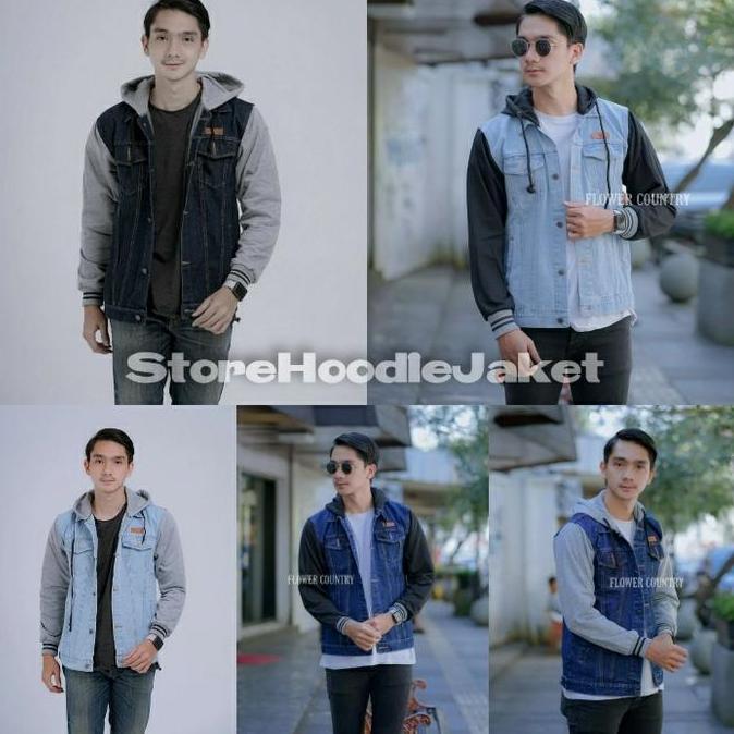 JAKET JEANS SI BOY ANAK JALANAN JAKET JEANS DENIM REGLAN FLEECE SI BOY