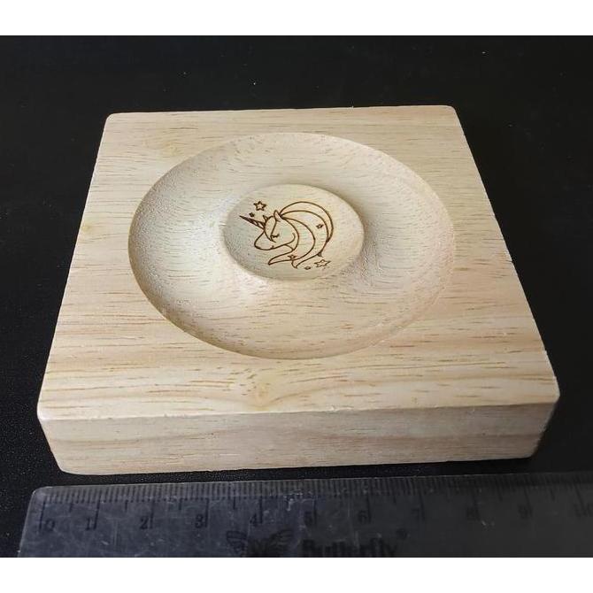 Bracelet Wooden Display / Gelang Display Kayu Unicorn & Squarwith