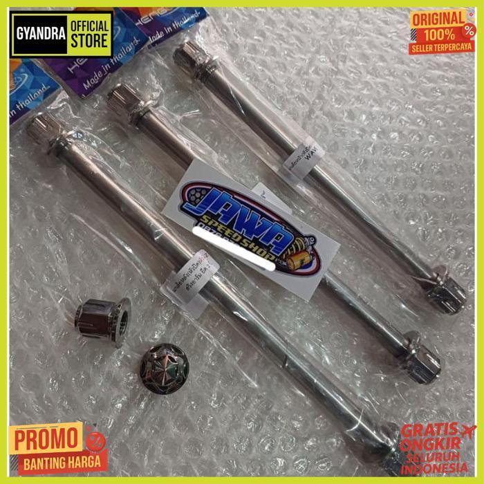 Exclusive As Roda Depan Belakang Stainlis Crom Heng Thailand Wave Supra Grand Karisma Revo Dll Untuk