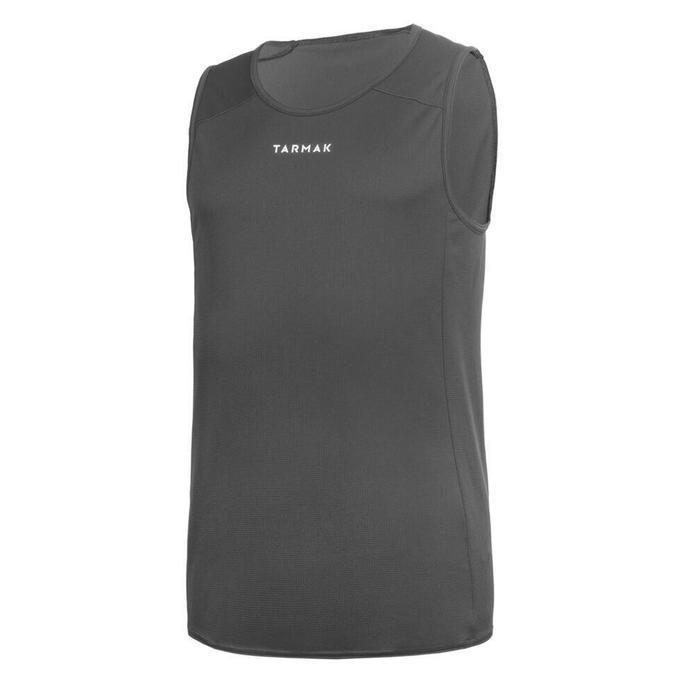 Decathlon  TARMAK Jersey Basket Pria/Wanita Tanpa Lengan T100 - Hitam - 8394956