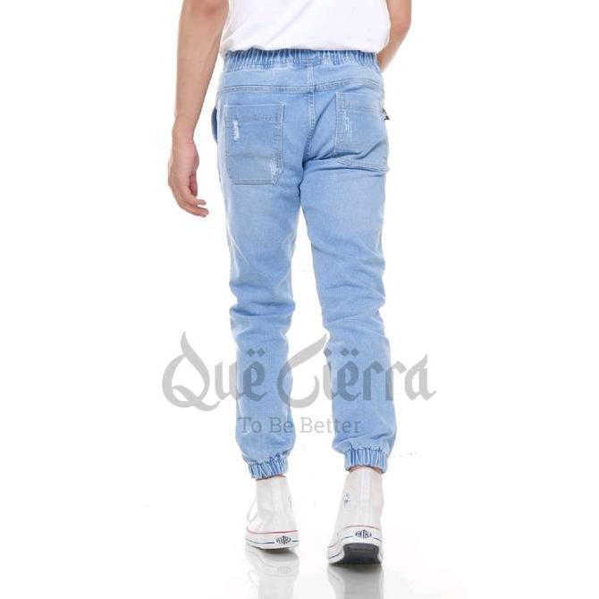 Celana Jeans Jogger Sobek Cakar 28-38 - Celana Jogger Pria Terbaru Yang Lagi Hits Premium Santai