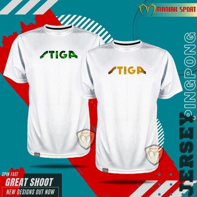 KPSP01 - KAOS PINGPONG BAJU TENIS MEJA STIGA PREMIUM