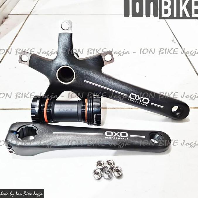 Crank Arm Oxo Black Bcd130 Hollowtech 2 Bb Ht2 Crank Seli Hollow Tech