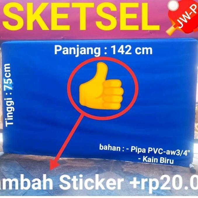 SKETSEL PEMBATAS LAPANGAN PINGPONG / TENIS MEJA